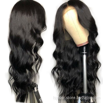 150 180 Density HD Full Lace Human Hair Wigs for Black Women Wholesale Brazilian Virgin Hair HD Lace Front Wig with Baby Hair